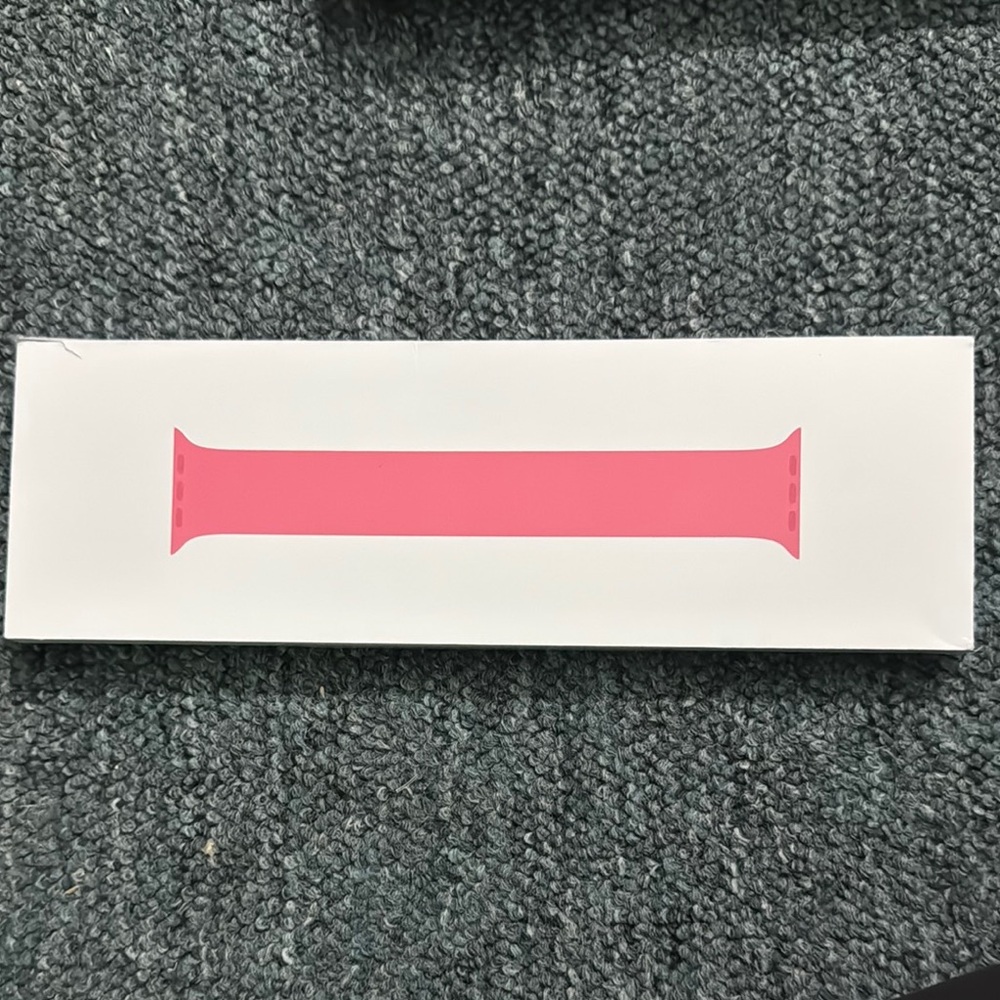 Apple Pink Solo Loop Watch Band Size 9  41mm